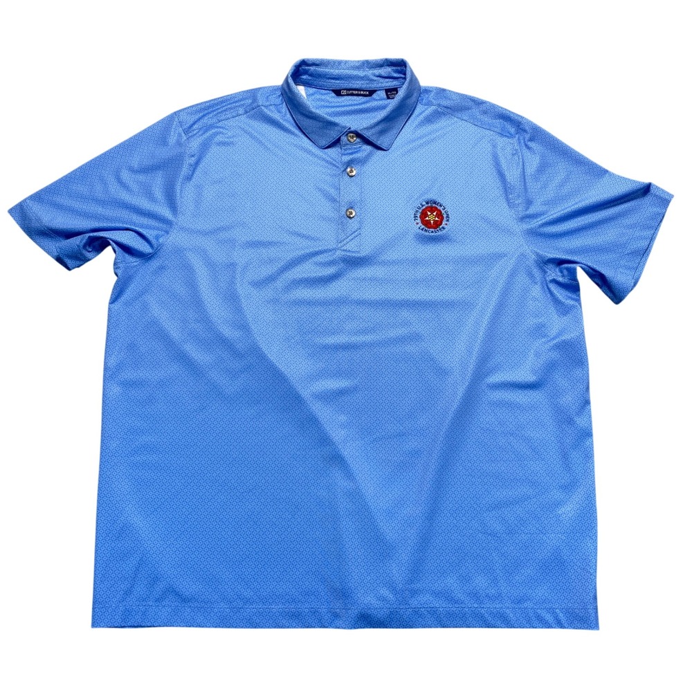 Cutter & Buck 79th US Womens Open Lancaster Polo Shirt Blue‎ XL Golf Performance